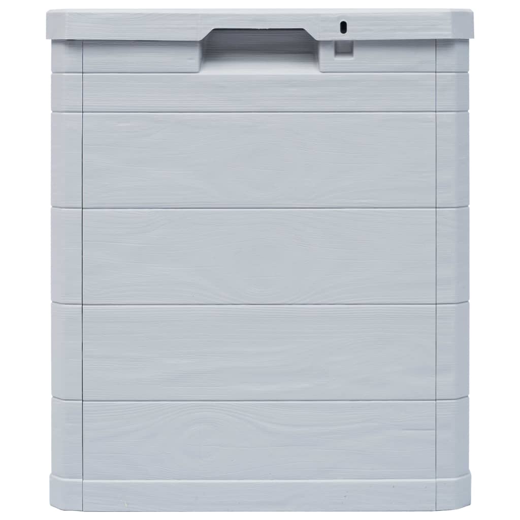 Garten-Aufbewahrungsbox 90 L Hellgrau