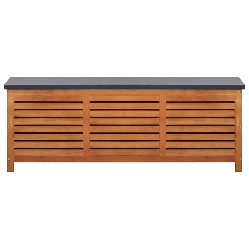 Gartenbox 150x50x55 cm Eukalyptus Massivholz