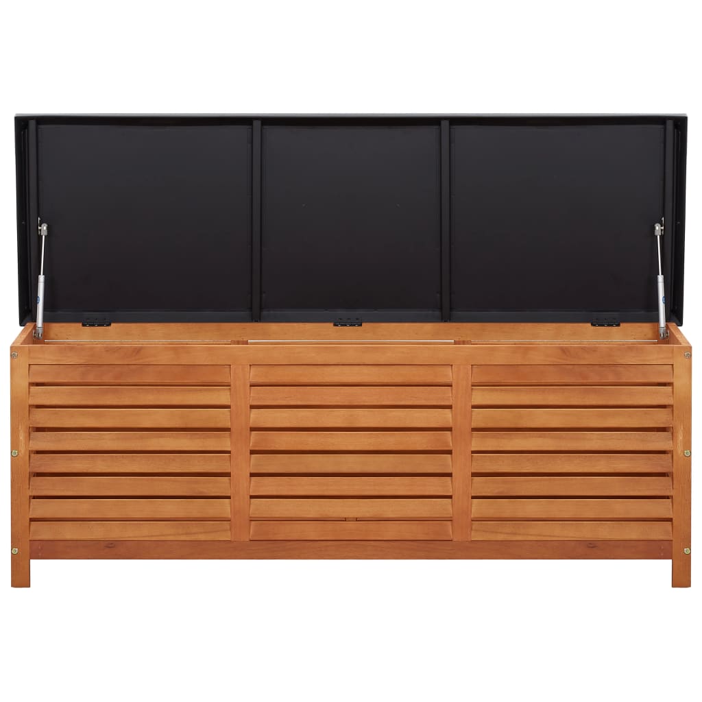 Gartenbox 150x50x55 cm Eukalyptus Massivholz