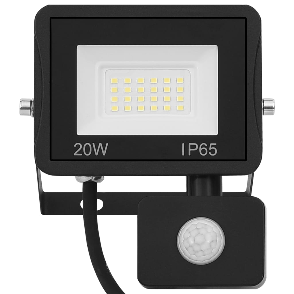LED-Fluter mit Sensor 20 W Warmweiß