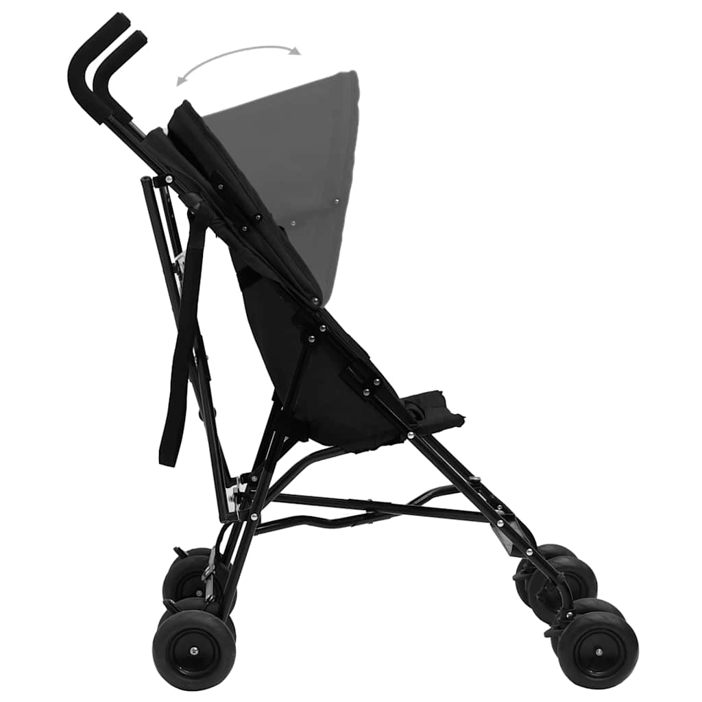 Kinderwagen Anthrazit und Schwarz Stahl - Home & Family Shop Nicolas Schwarz