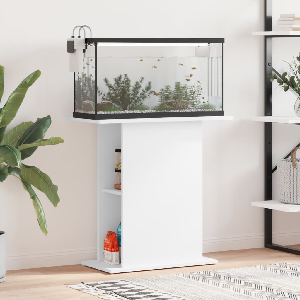 Aquariumständer Weiß 75x36x72,5 cm Holzwerkstoff - Home & Family Shop Nicolas Schwarz