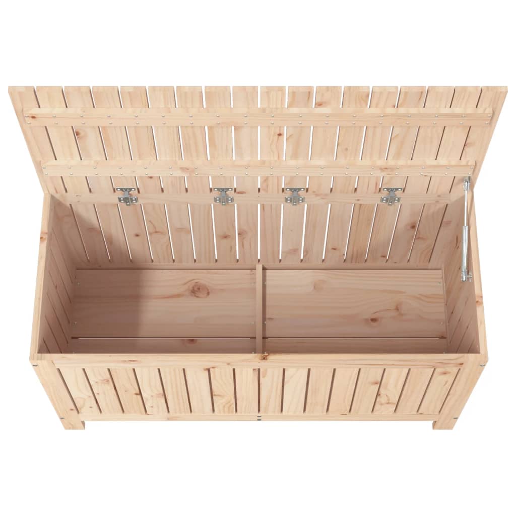 Coffre de jardin 115x49x60 cm Bois de pin massif