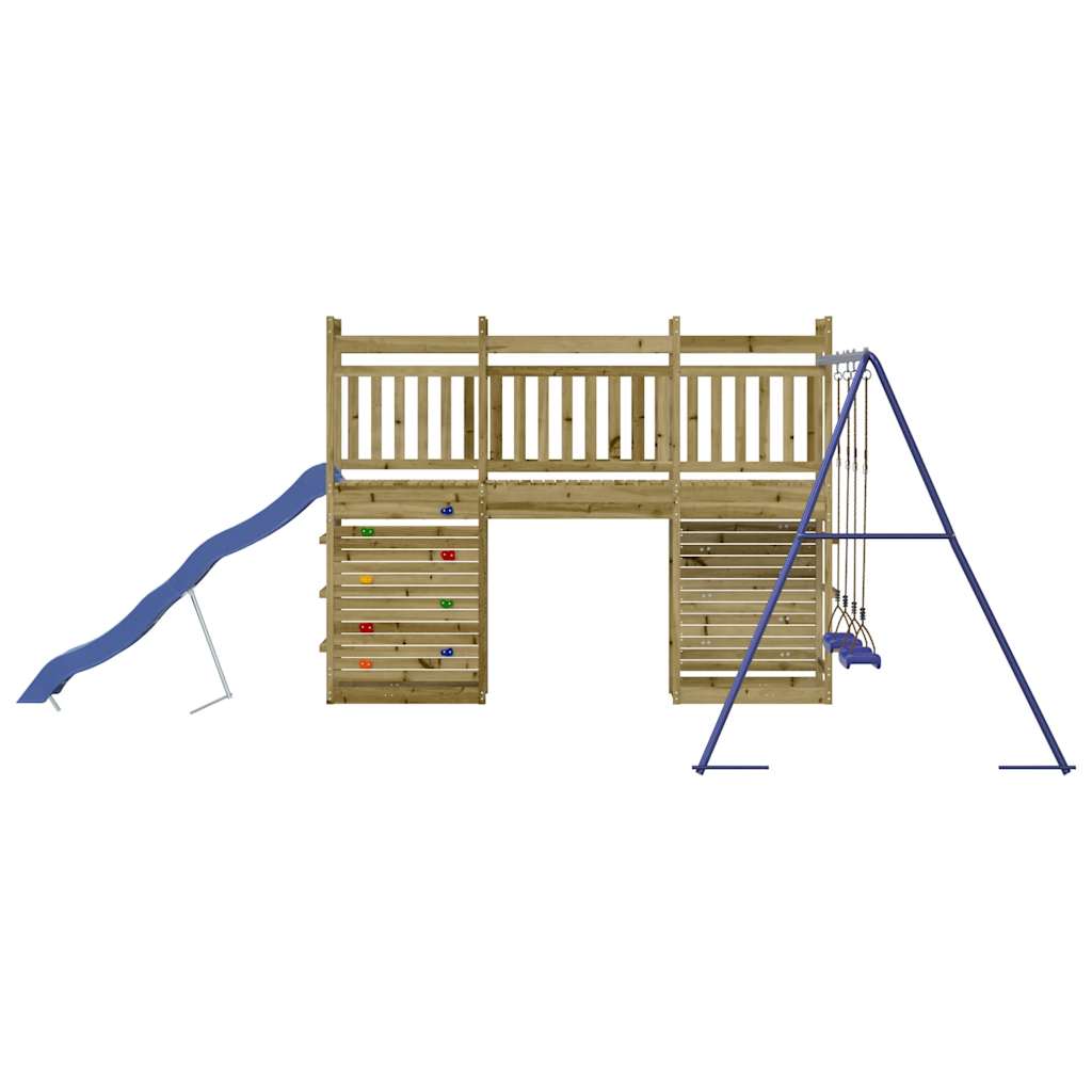 Spielturm Imprägniertes Kiefernholz - Home & Family Shop Nicolas Schwarz