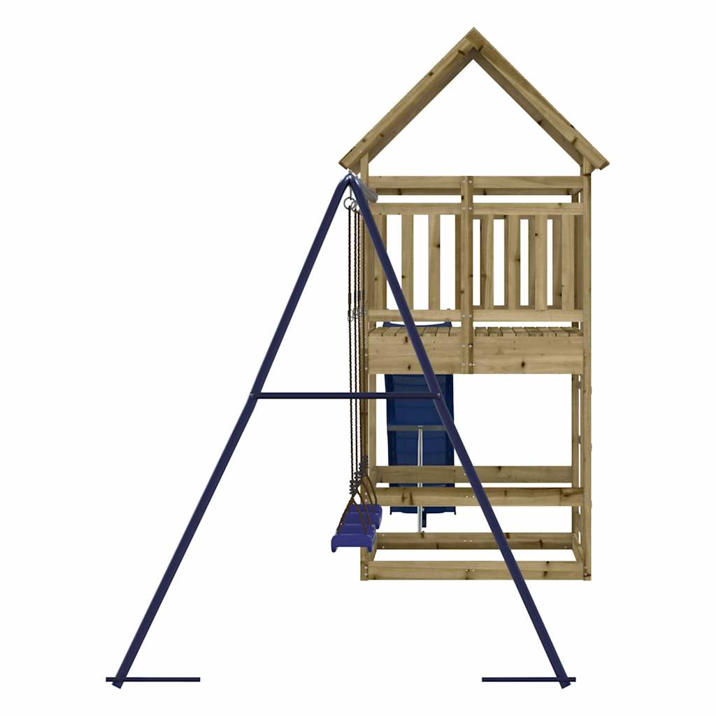 Spielturm Imprägniertes Kiefernholz - Home & Family Shop Nicolas Schwarz