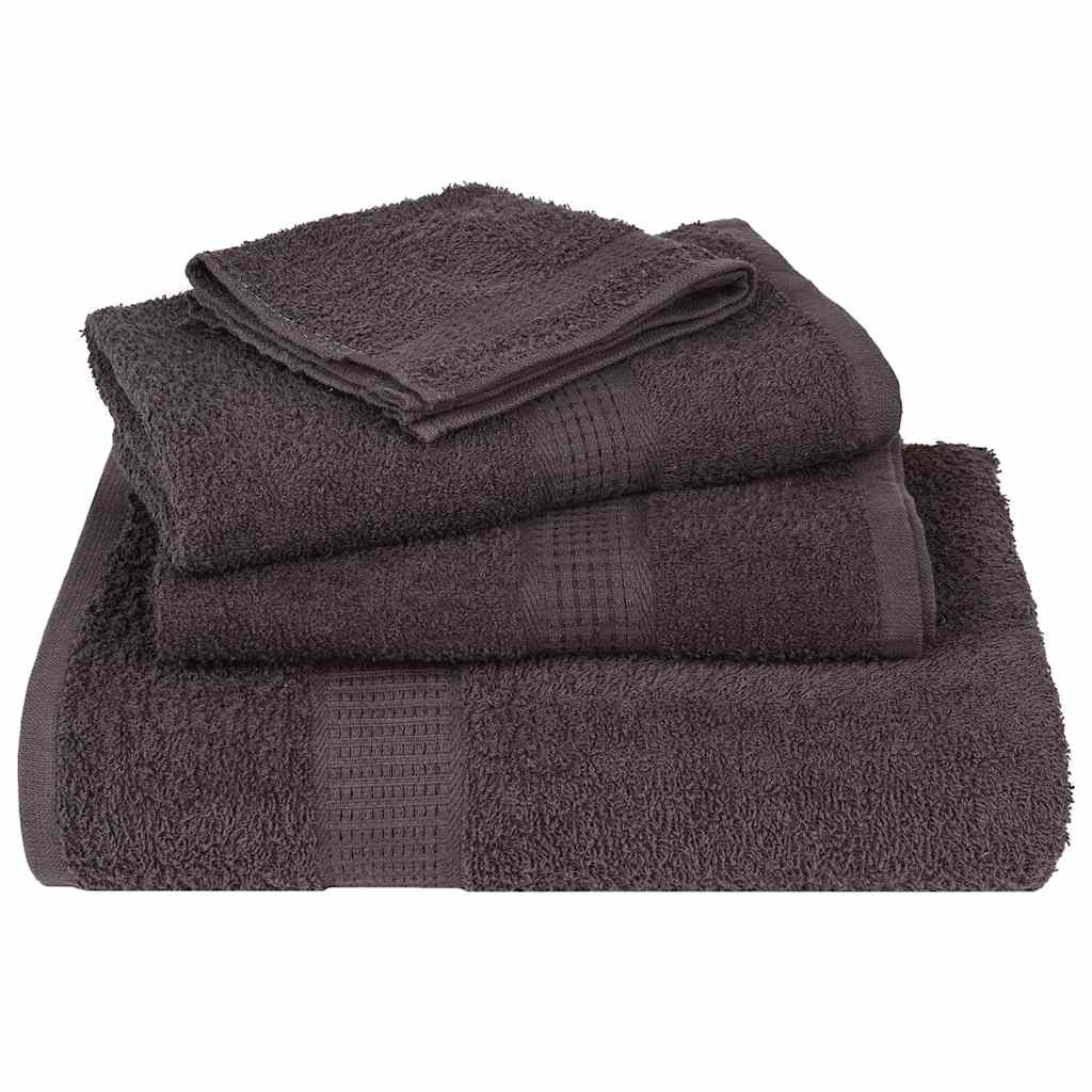 Gästetücher 4 Stk. Anthrazit 30x50 cm 360 g/m² 100% Baumwolle - Home & Family Shop Nicolas Schwarz