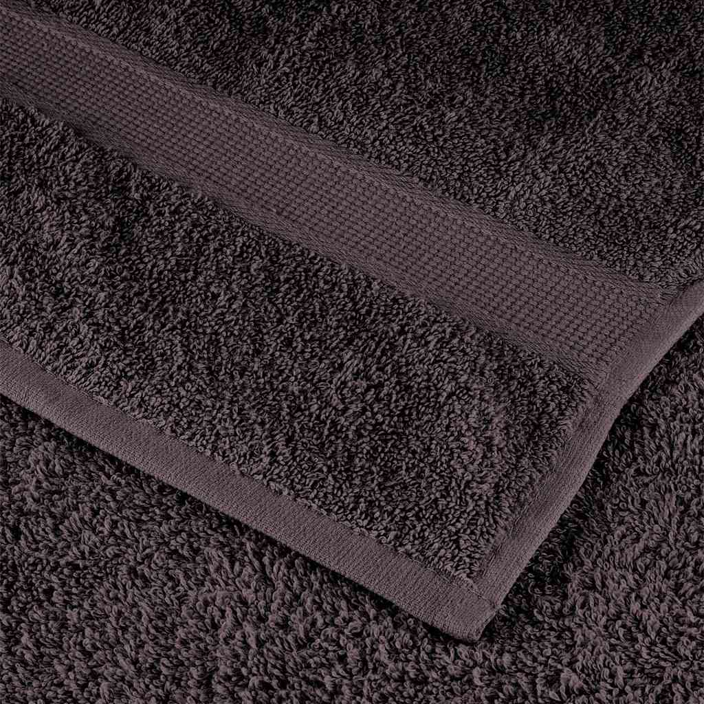 Gästetücher 4 Stk. Anthrazit 30x50 cm 360 g/m² 100% Baumwolle - Home & Family Shop Nicolas Schwarz