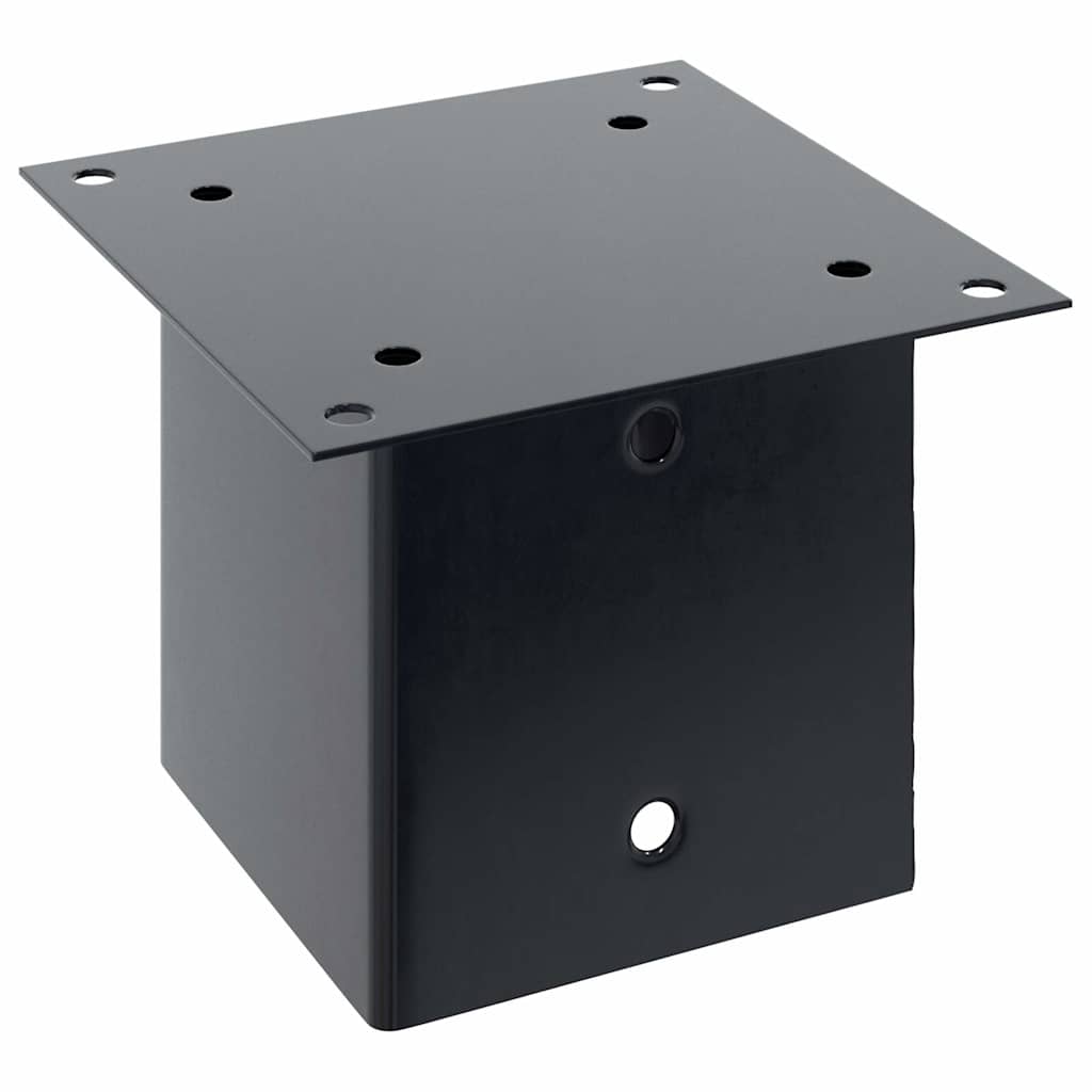 Pfostenträger Quadrat 12 Stk. 141x141mm Stahl Pulverbeschichtet