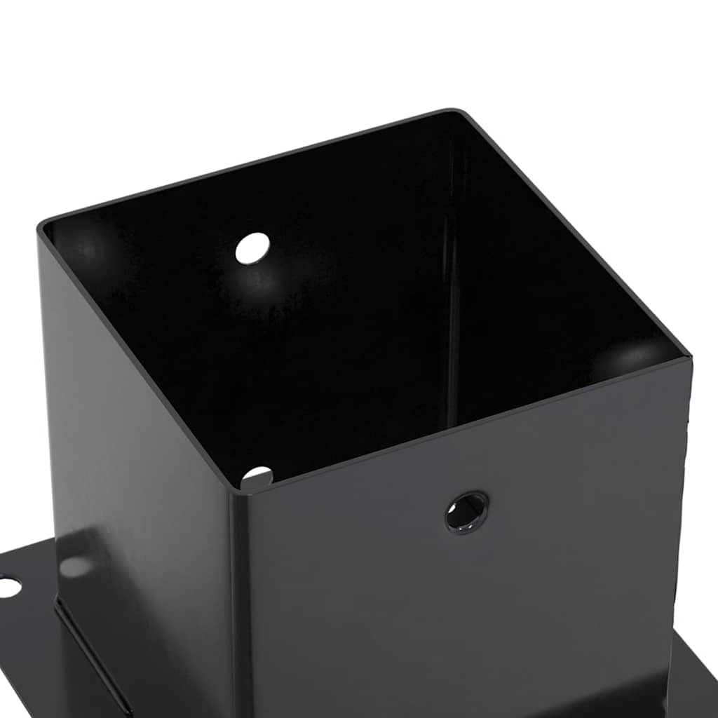 Pfostenträger Quadrat 12 Stk. 141x141mm Stahl Pulverbeschichtet