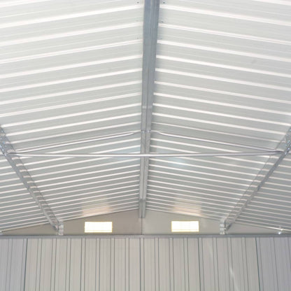 Tool Shed 257x580x181 cm Metal Grey