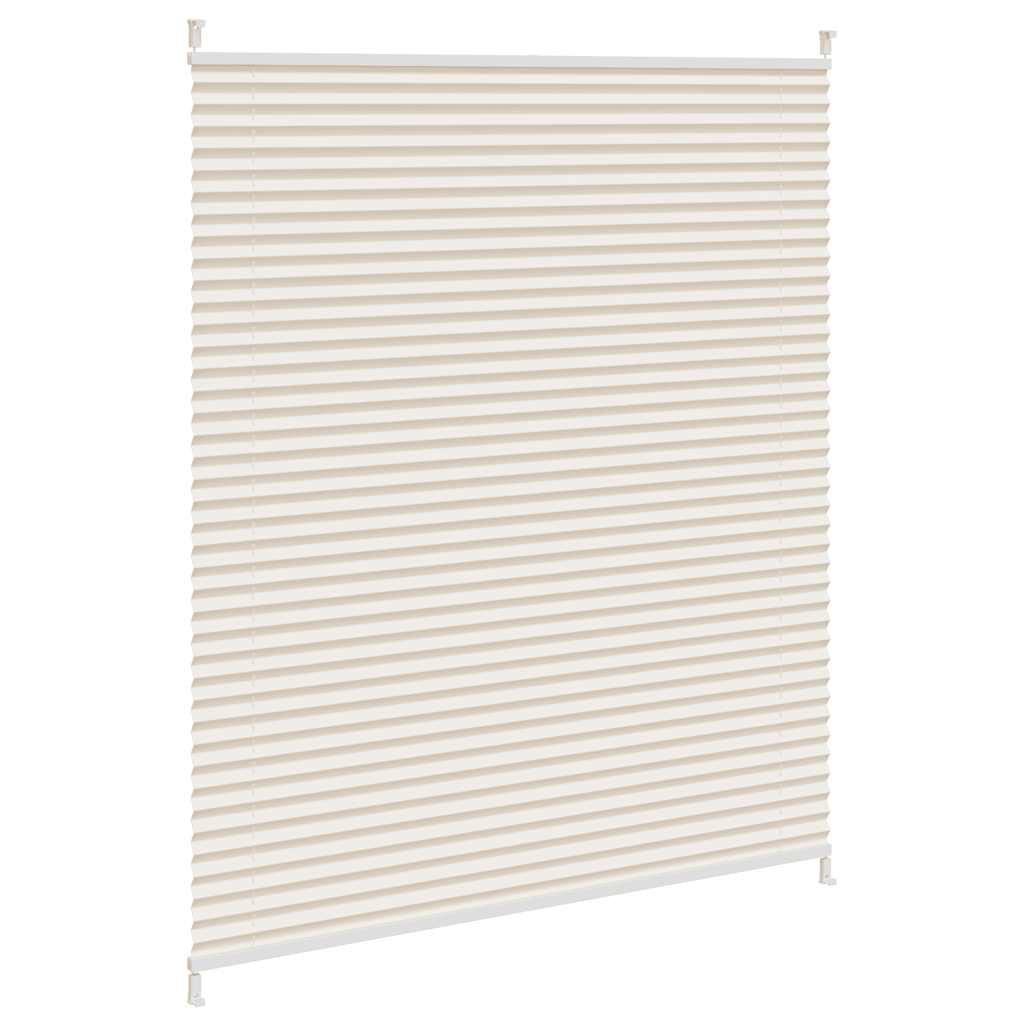 Plissee Faltrollo Rollo Plisseerollo 100x125cm Creme
