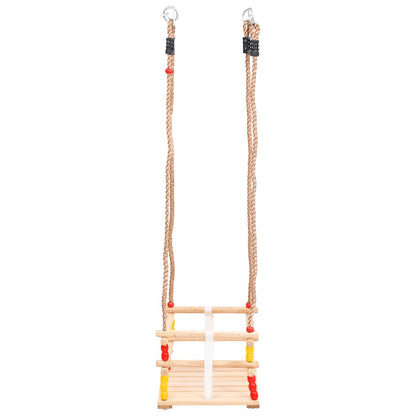Babyschaukel mit Sicherheitsgurt Massivholz Kiefer - Home & Family Shop Nicolas Schwarz