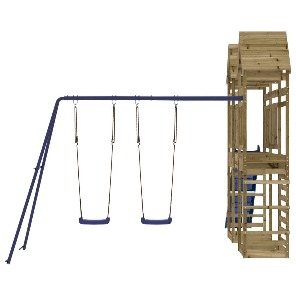 Spielturm Imprägniertes Kiefernholz - Home & Family Shop Nicolas Schwarz