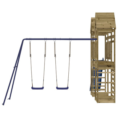 Spielturm Imprägniertes Kiefernholz - Home & Family Shop Nicolas Schwarz