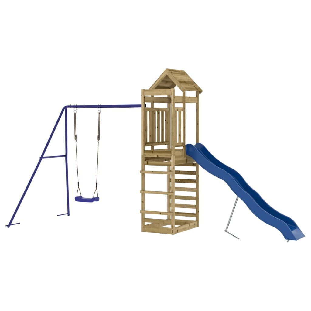 Spielturm Imprägniertes Kiefernholz - Home & Family Shop Nicolas Schwarz