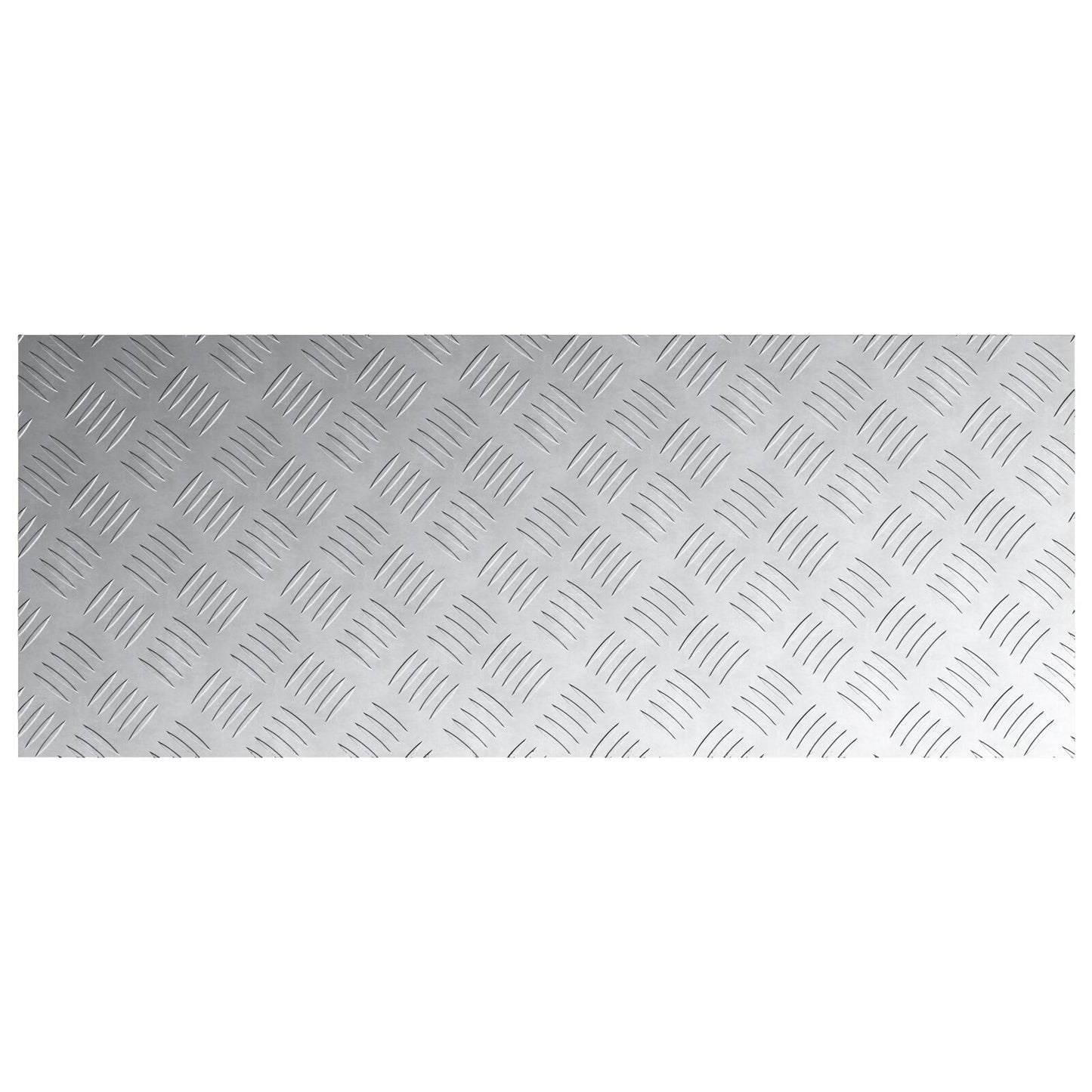 Alu-Riffelbleche 4er Set Rutschfest 100x40 cm